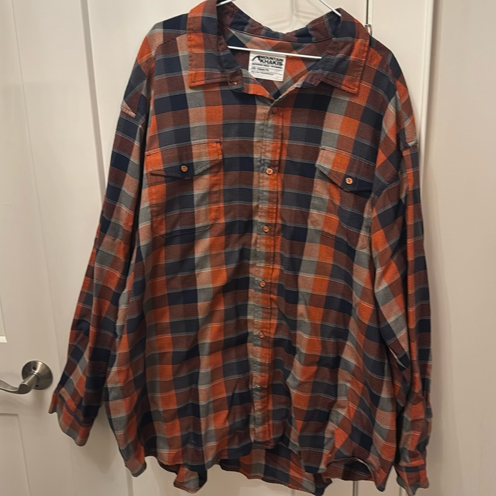 Mountain Khakis Flannel Shirt 3XL.